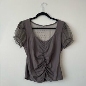 FREE PEOPLE Grey Women’s Top Size Large